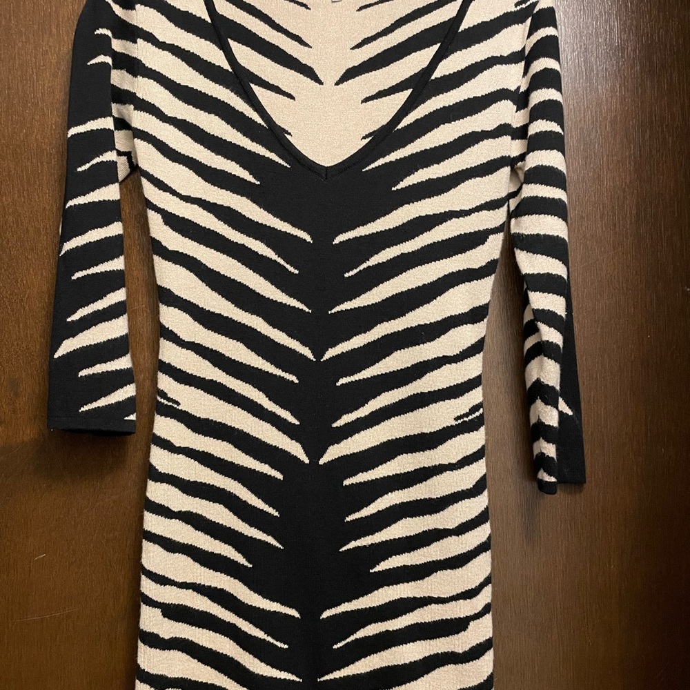 Black and Tan cocktail dress